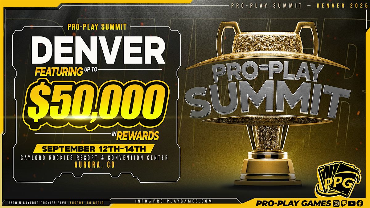 Pro-Play Summit Denver