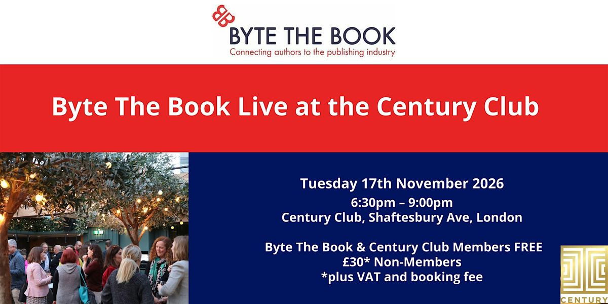 Byte The Book Live at the Century Club (November 2026)