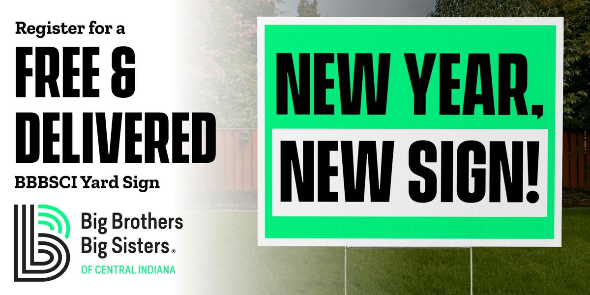 FREE BBBSCI Yard Sign Registration 2025!
