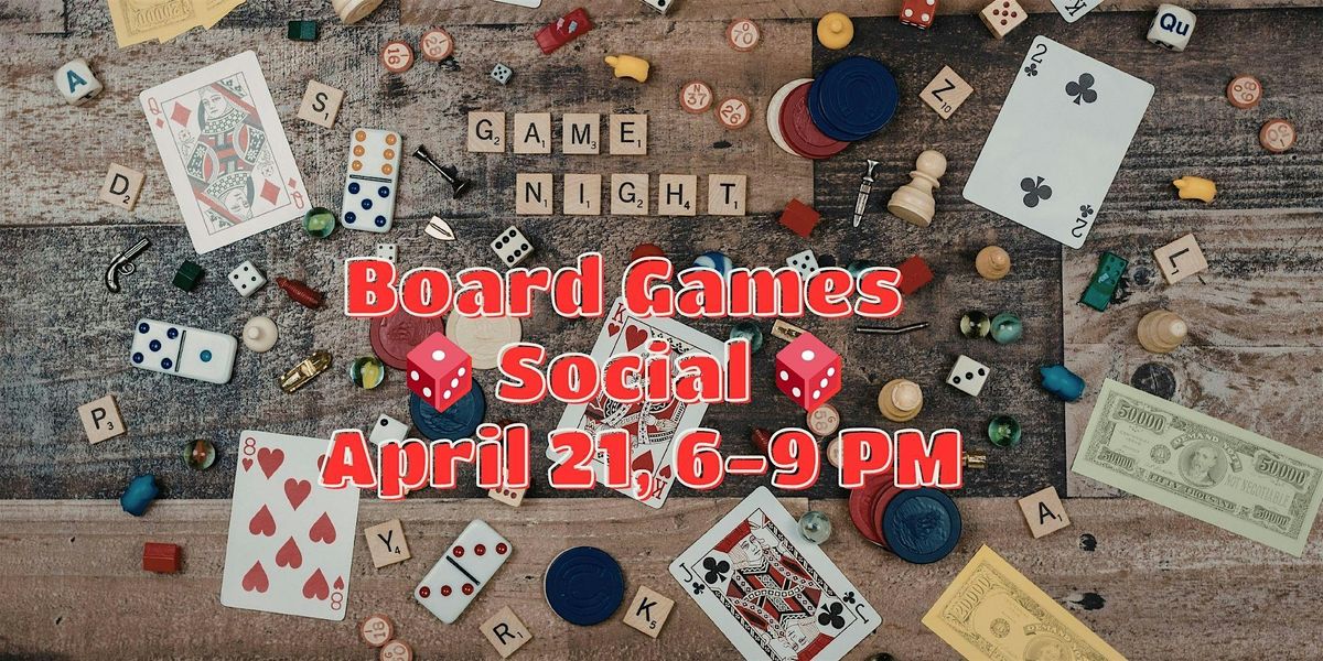 Tuesday Night Social - Bubble Tea & Board Games Night (20s & 30s)