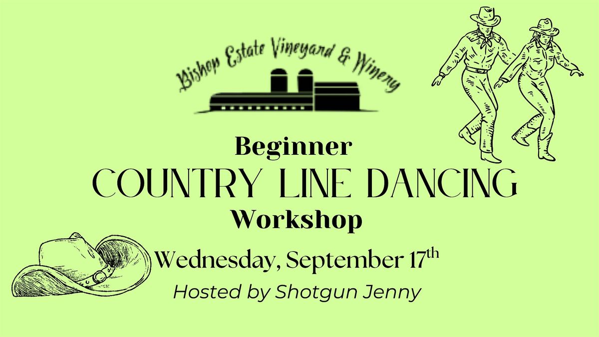 Beginner Country Line Dancing Workshop w\/ Shotgun Jenny at Bishop Estate