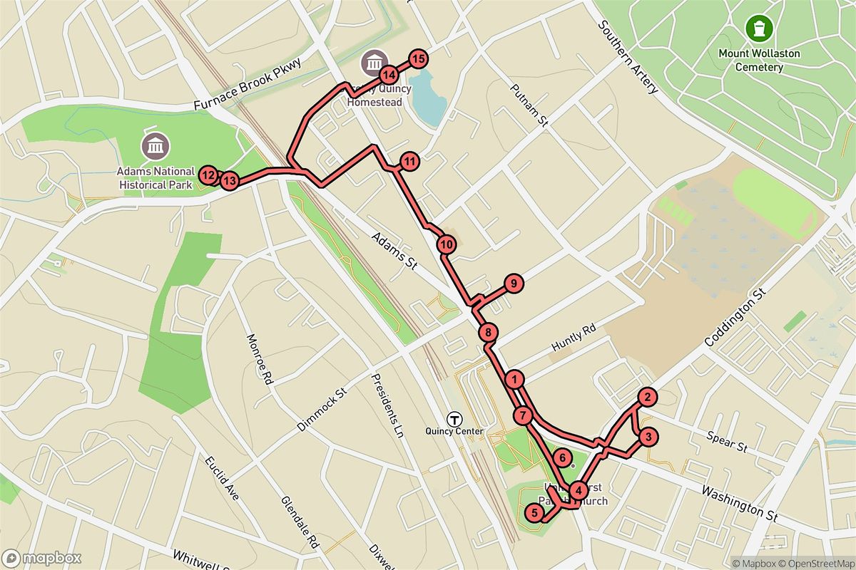 Quincy Audio Tour: Legacy & Landmarks in the City of Presidents