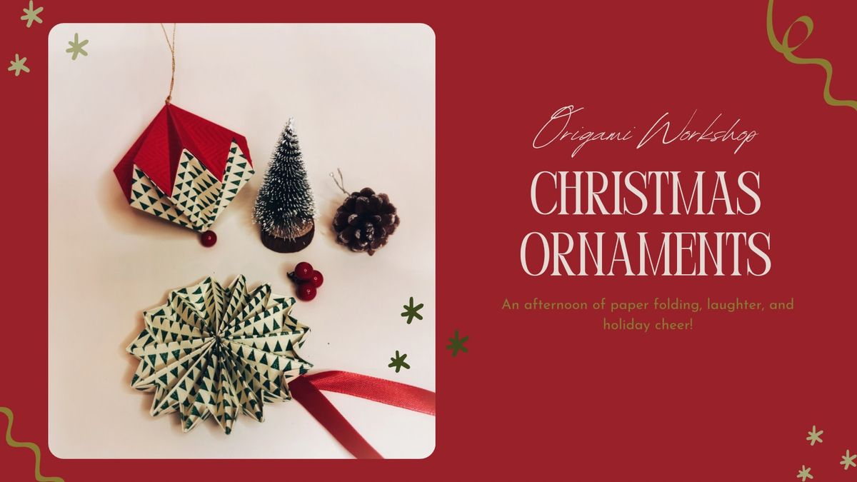 Origami Christmas Ornaments with Roligami