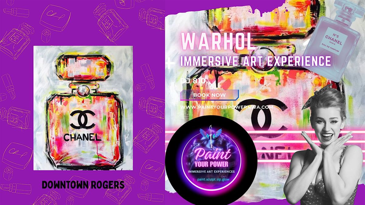 Warhol Chanel Bottle \u2013 A Pop-Art Immersive Art Experience