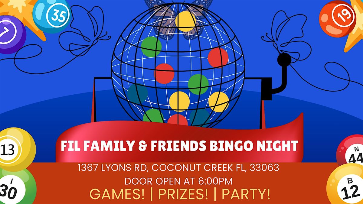 FIL Family & Friends Bingo