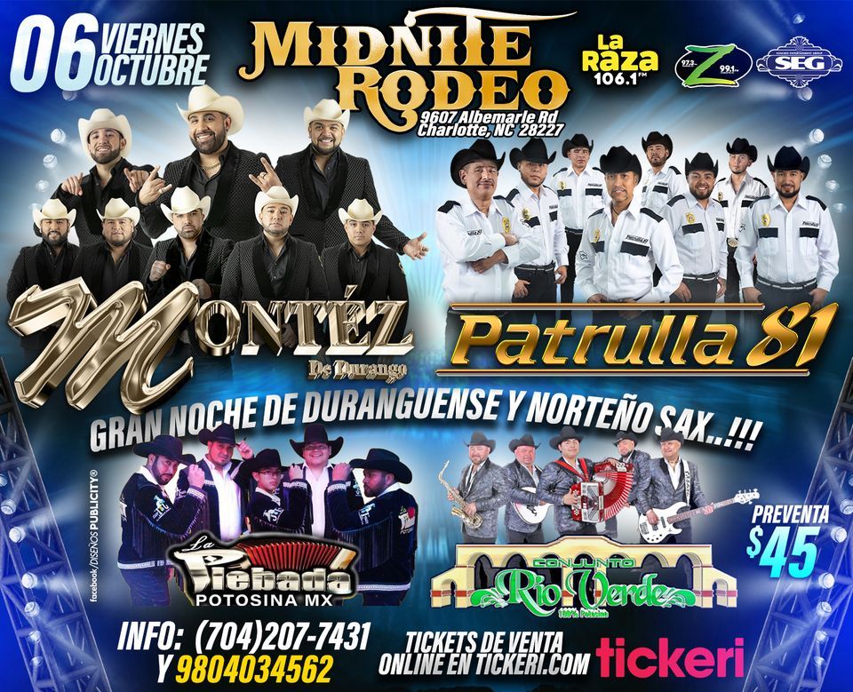 Montez De Durango y Patrulla 81, Pleabada Potosina y Conjunto Rio Verde ...