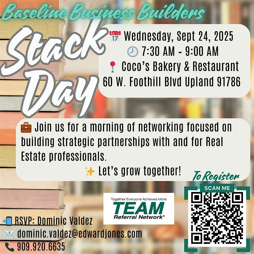 Stack Day \u2013 TEAM Baseline Business Builders | Sept 24, 2025