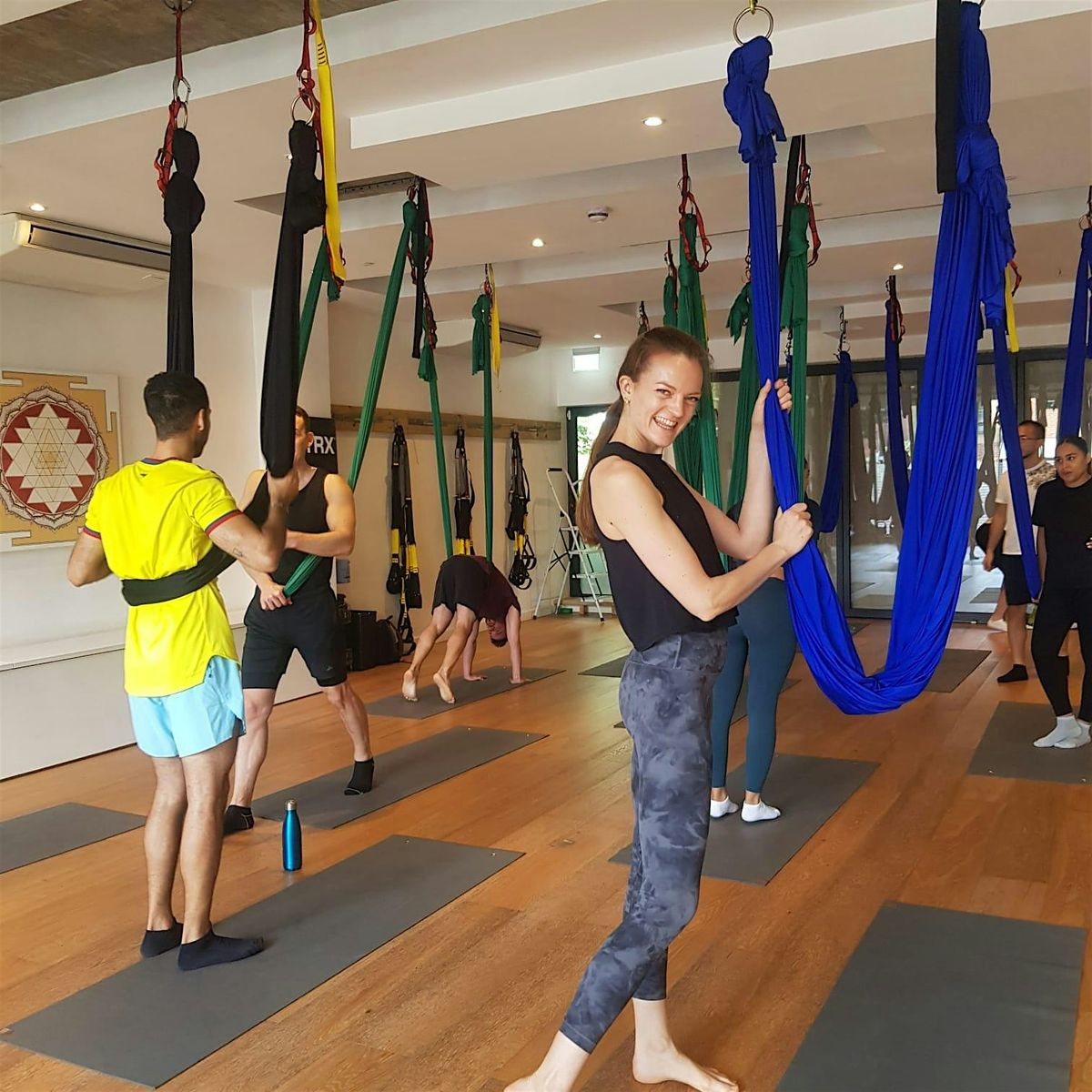 Dynamic Aerial Yoga Class