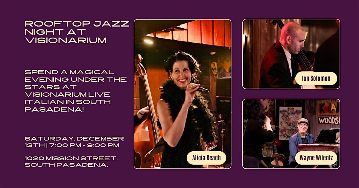 Rooftop Jazz Night with Alicia Beach!