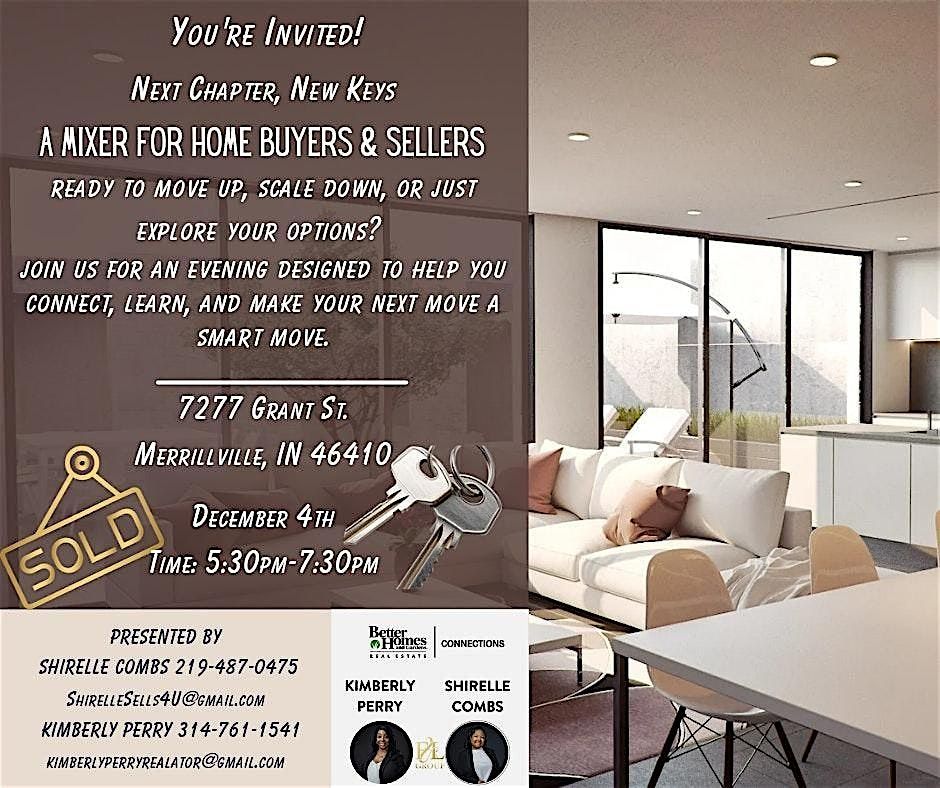 New Chapter, New Keys\u2026A Real Estate Mixer