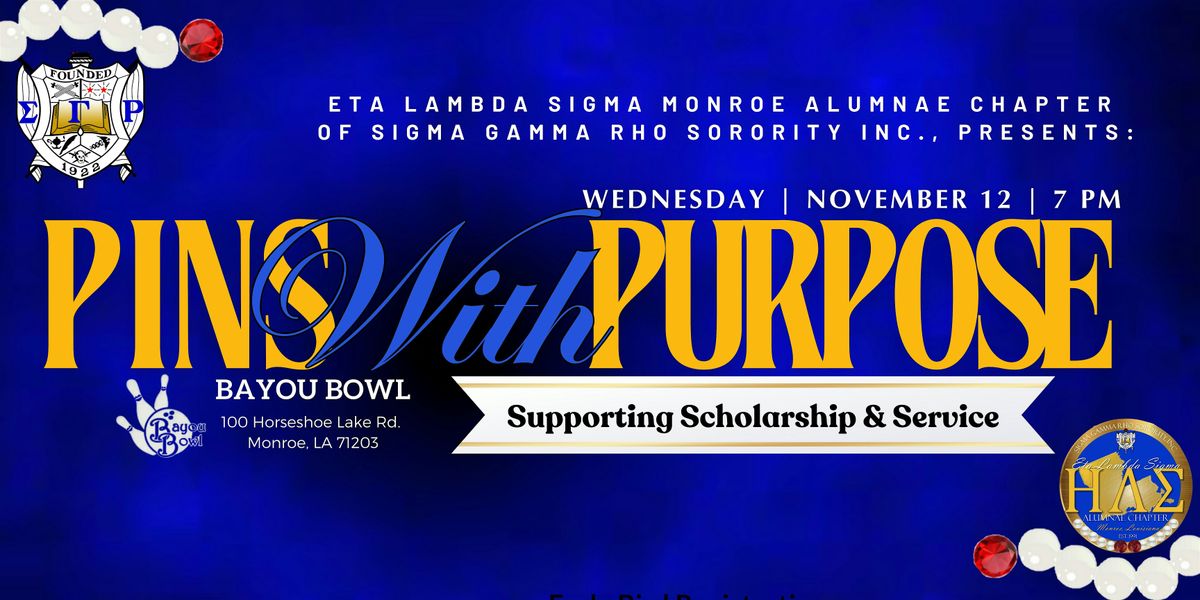 Pins with Purpose - Bowling Tournament