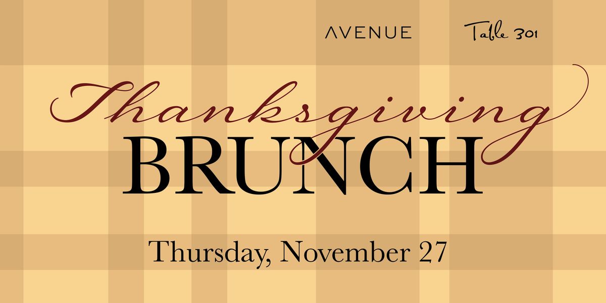 Thanksgiving at AVENUE