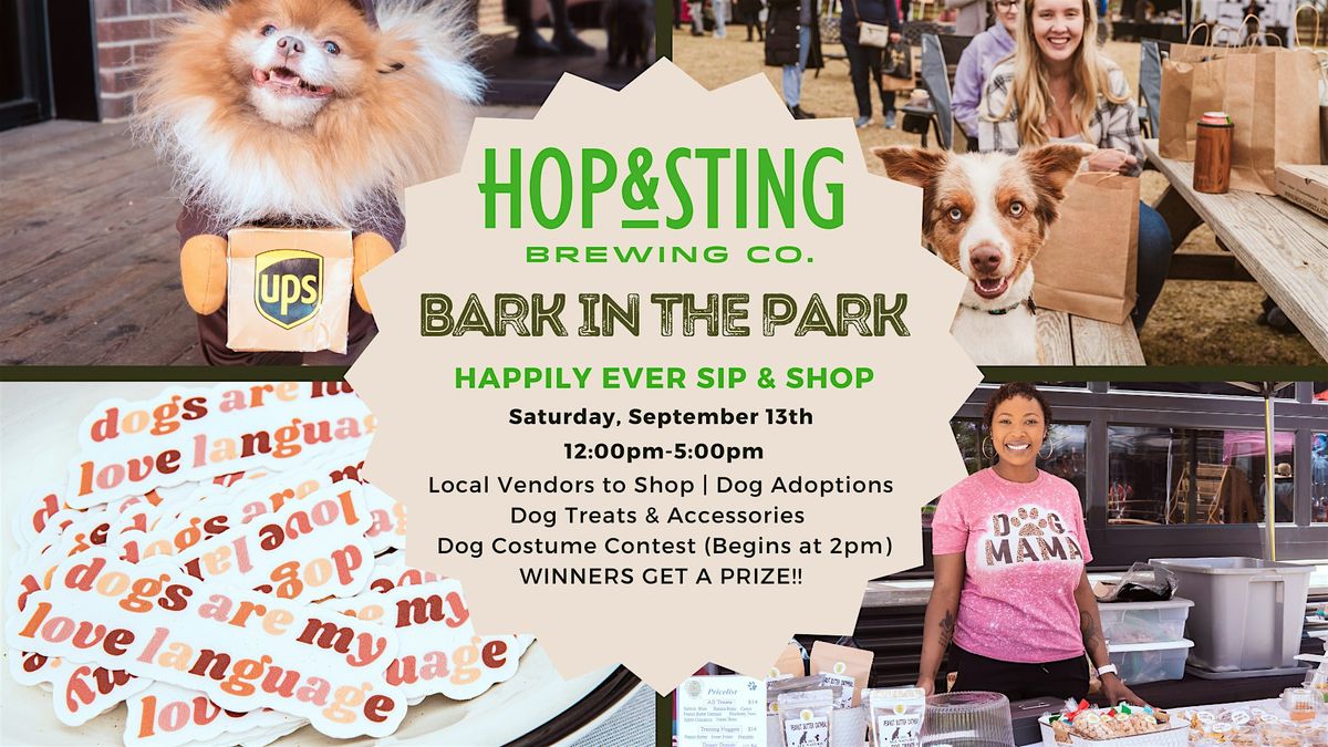 Grapevine Indoor Bark in the Park Dog Vendor Market