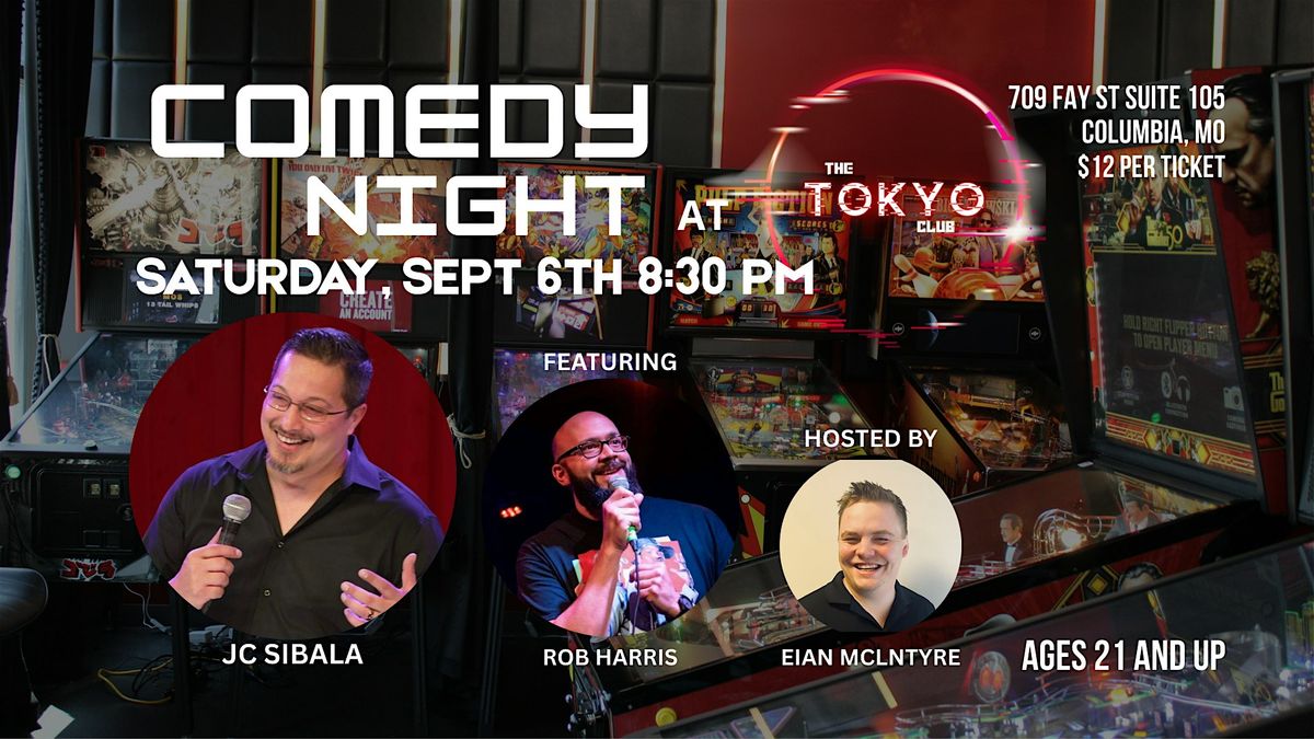 LIVE COMEDY at The Tokyo Club | Saturday, Sept 6th