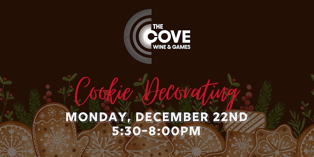 Holiday Cookie Decorating @ The Cove