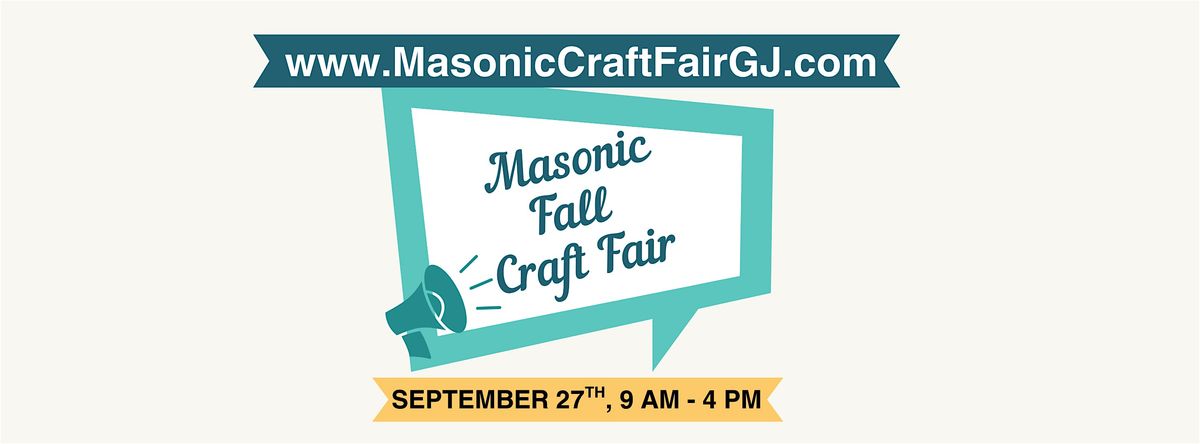 Fall Masonic Craft Fair