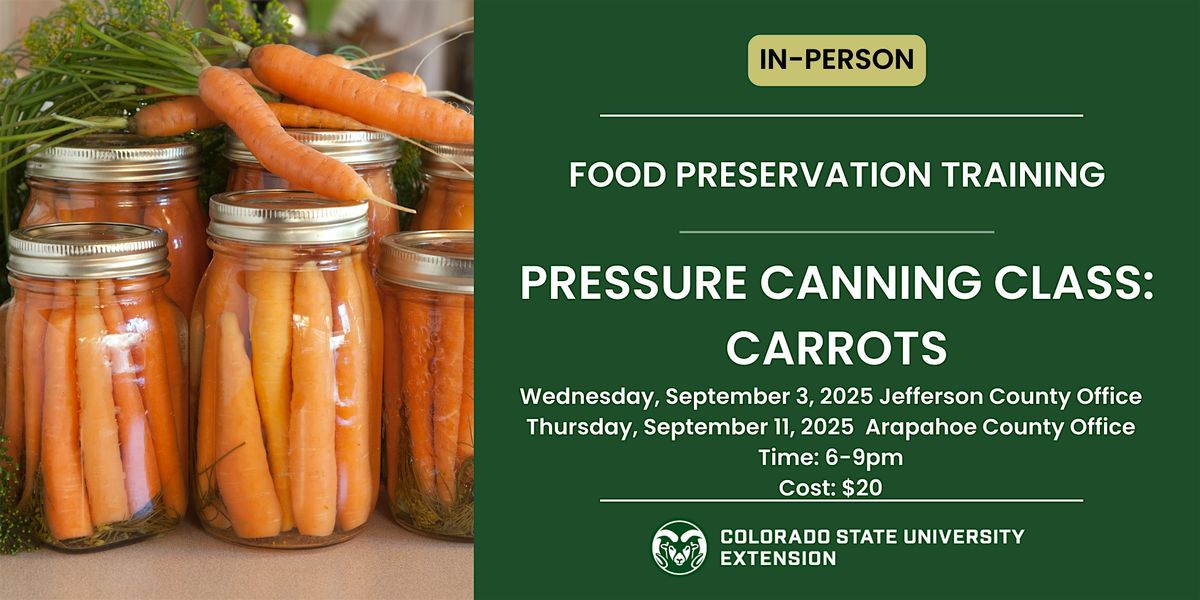 Food Preservation: Pressure Canning Carrots