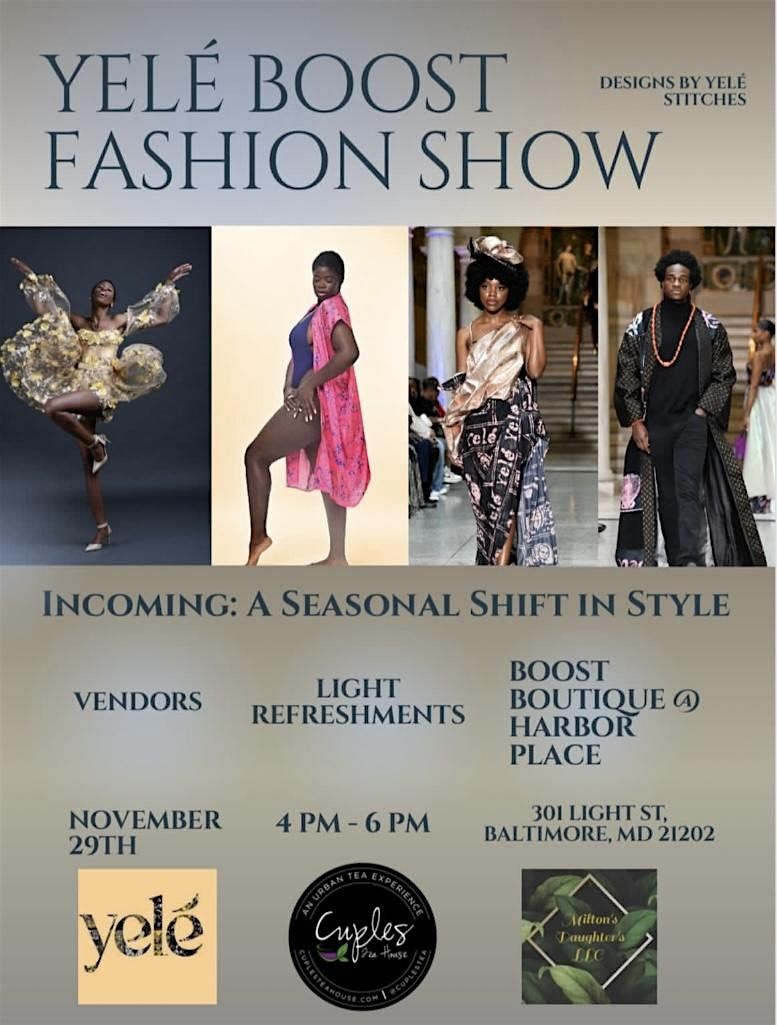 Yel\u00e9 Boost Fashion Show