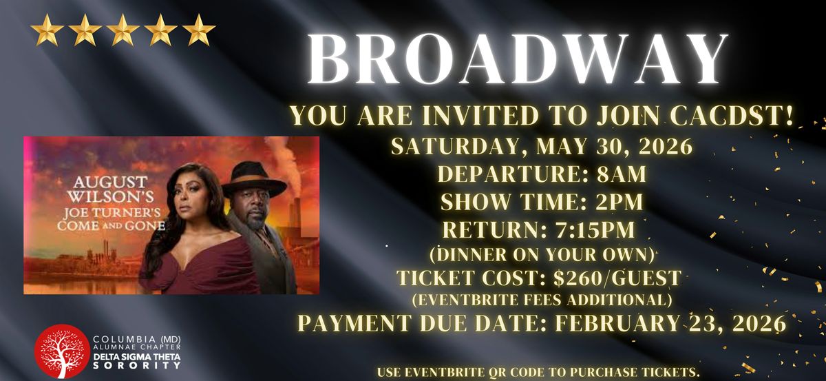 Broadway Bound! August Wilson\u2019s Joe Turner\u2019s Come and Gone \u2013 NYC Bus Trip