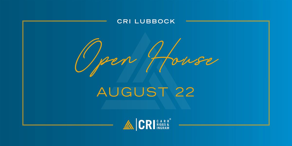 CRI Lubbock Open House