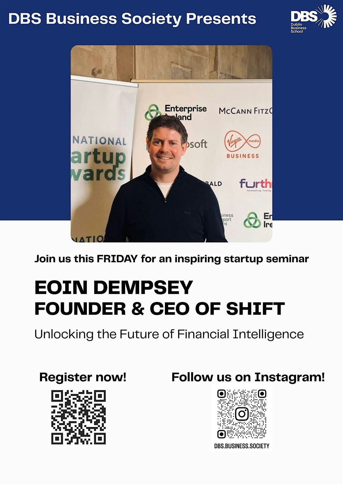 DBS Business Society hosts: Eoin Dempsey