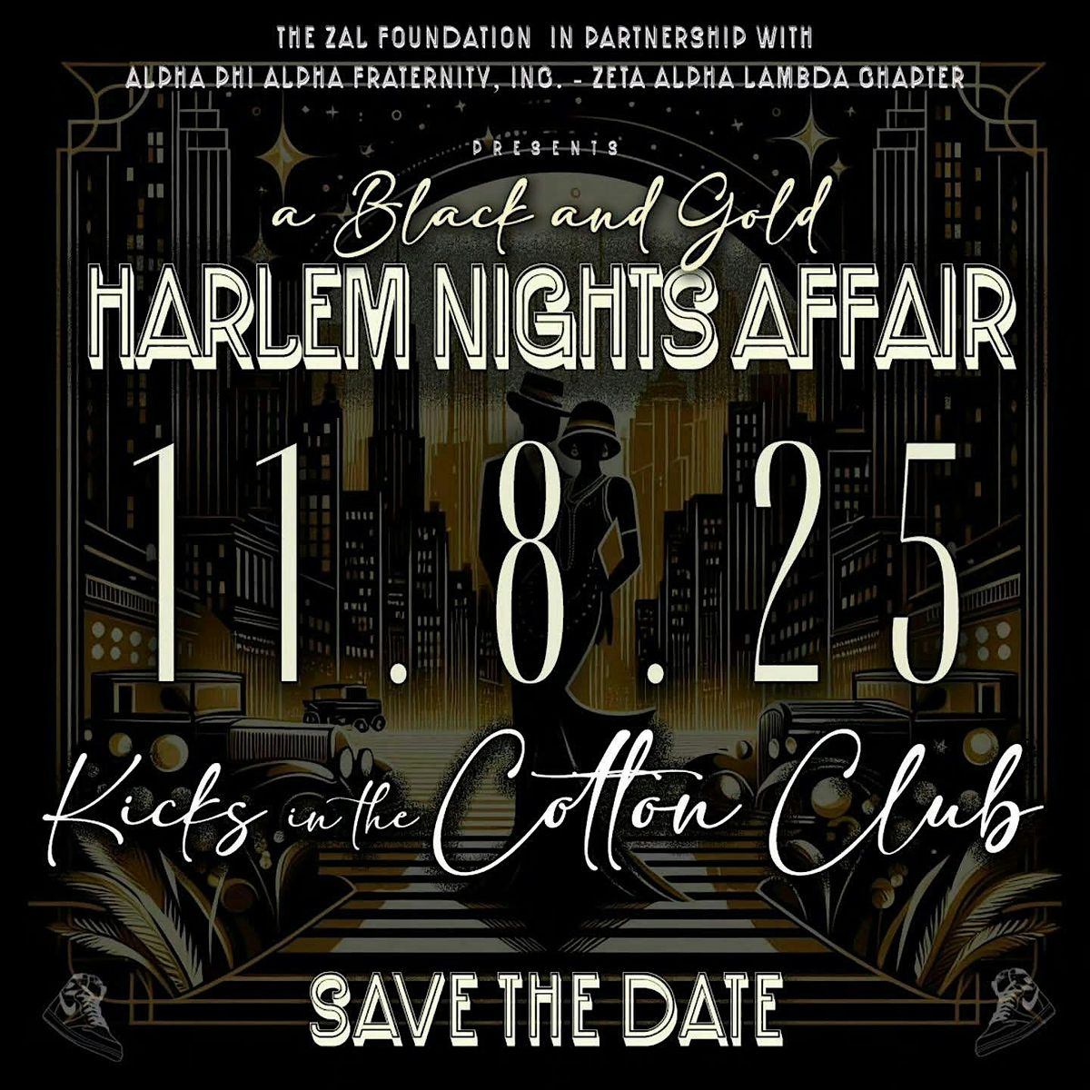 Black and Gold Harlem Nights Experience