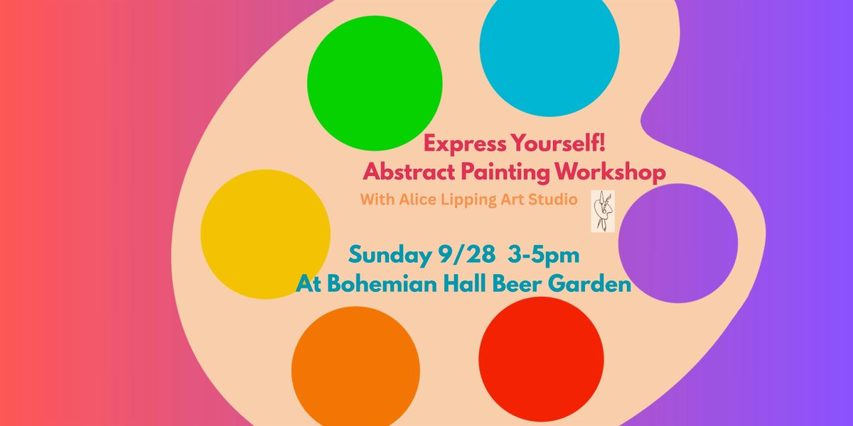 Express Yourself! Abstract Paint n' Sip