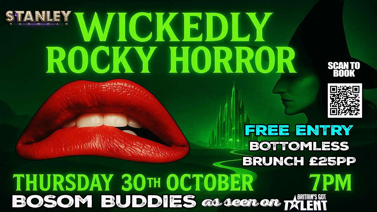 Wickedly Rocky Horror Halloween Themed Tribute Bottomless Brunch Night