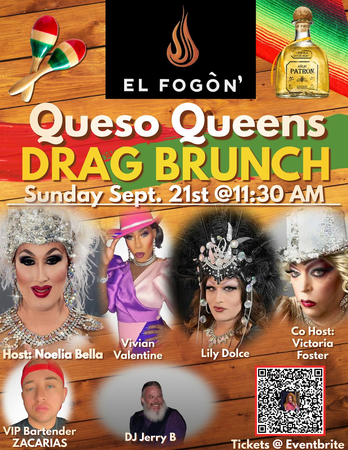 Lipgloss & Lashes Drag Brunch presents Queso Queens!