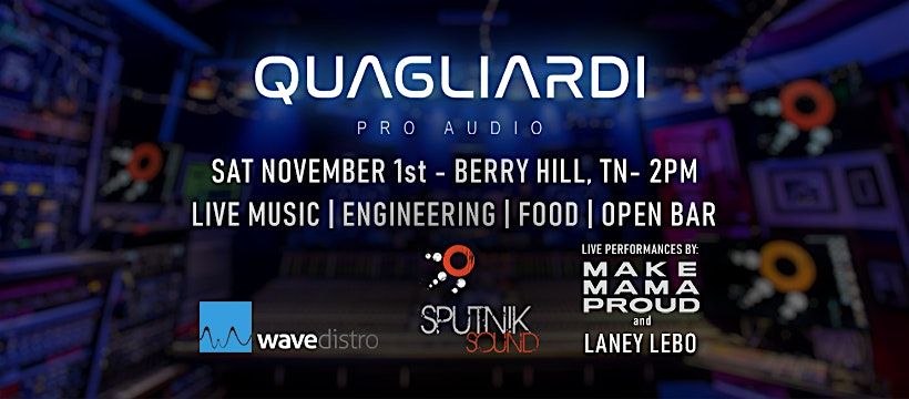 Quagliardi Pro Audio Listening Party!