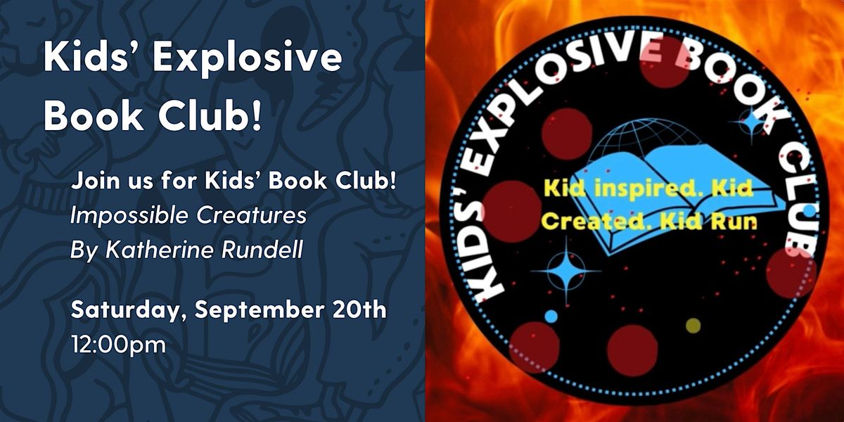Kids' Explosive Book Club!