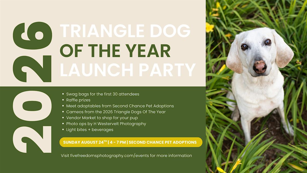 2026 Triangle Dog Of The Year Calendar Reveal Party