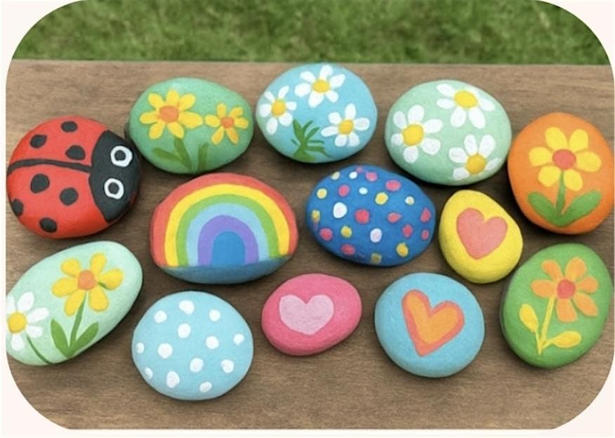 Art in the Park Rock Painting at McIntosh Preserve