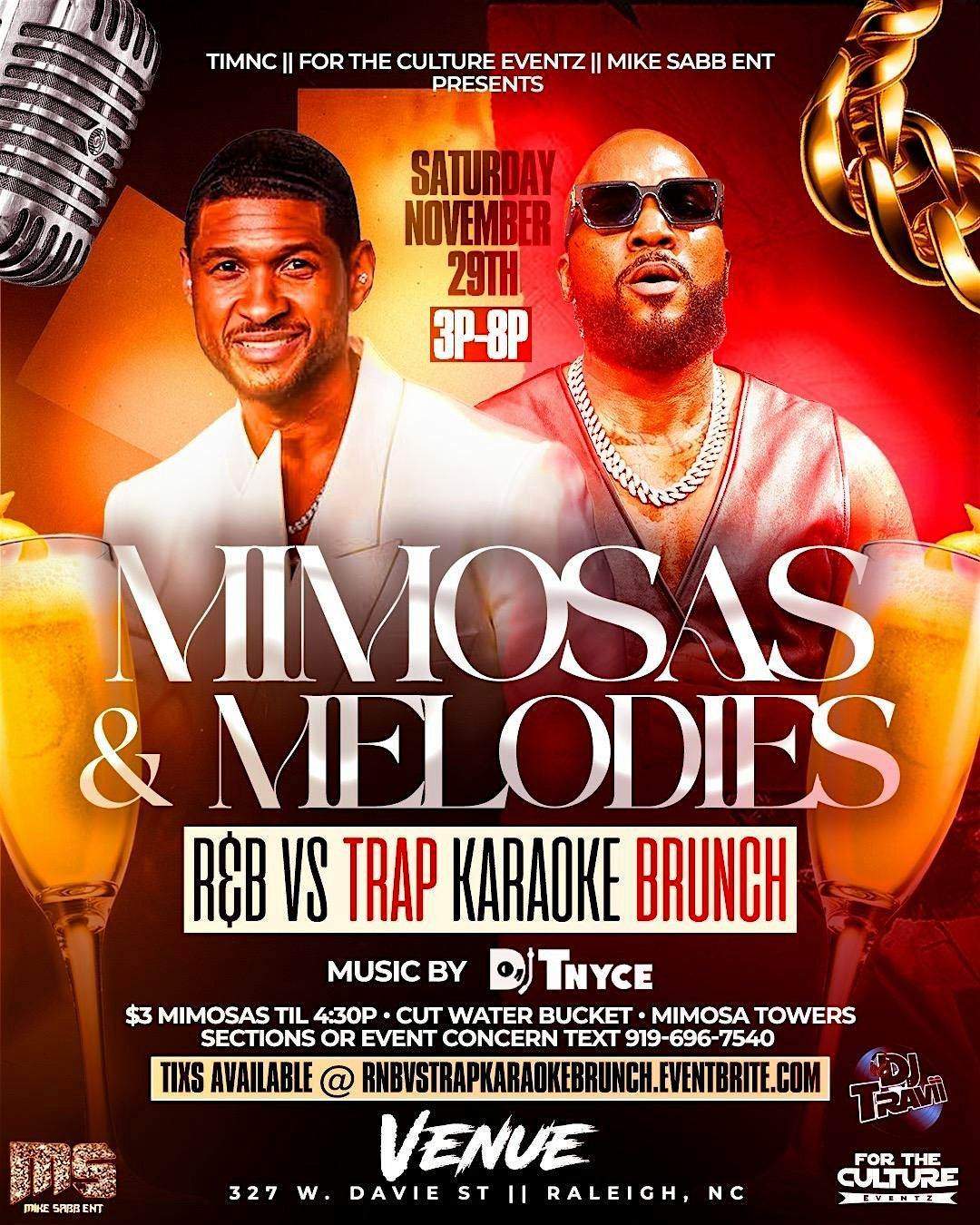 Mimosas & Melodies: R&B vs Trap Karaoke Brunch Day Party