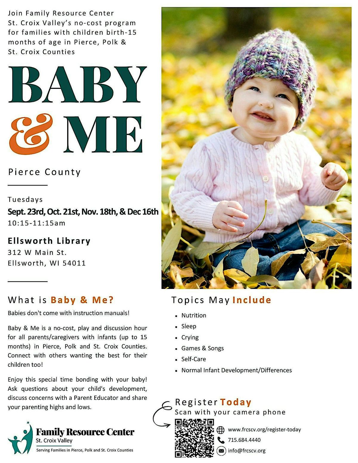 Fall Baby & Me Pierce County