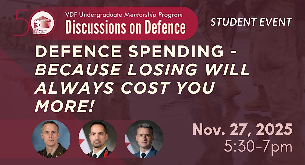 Discussions On Defence: Defence Spending - because losing will always cost