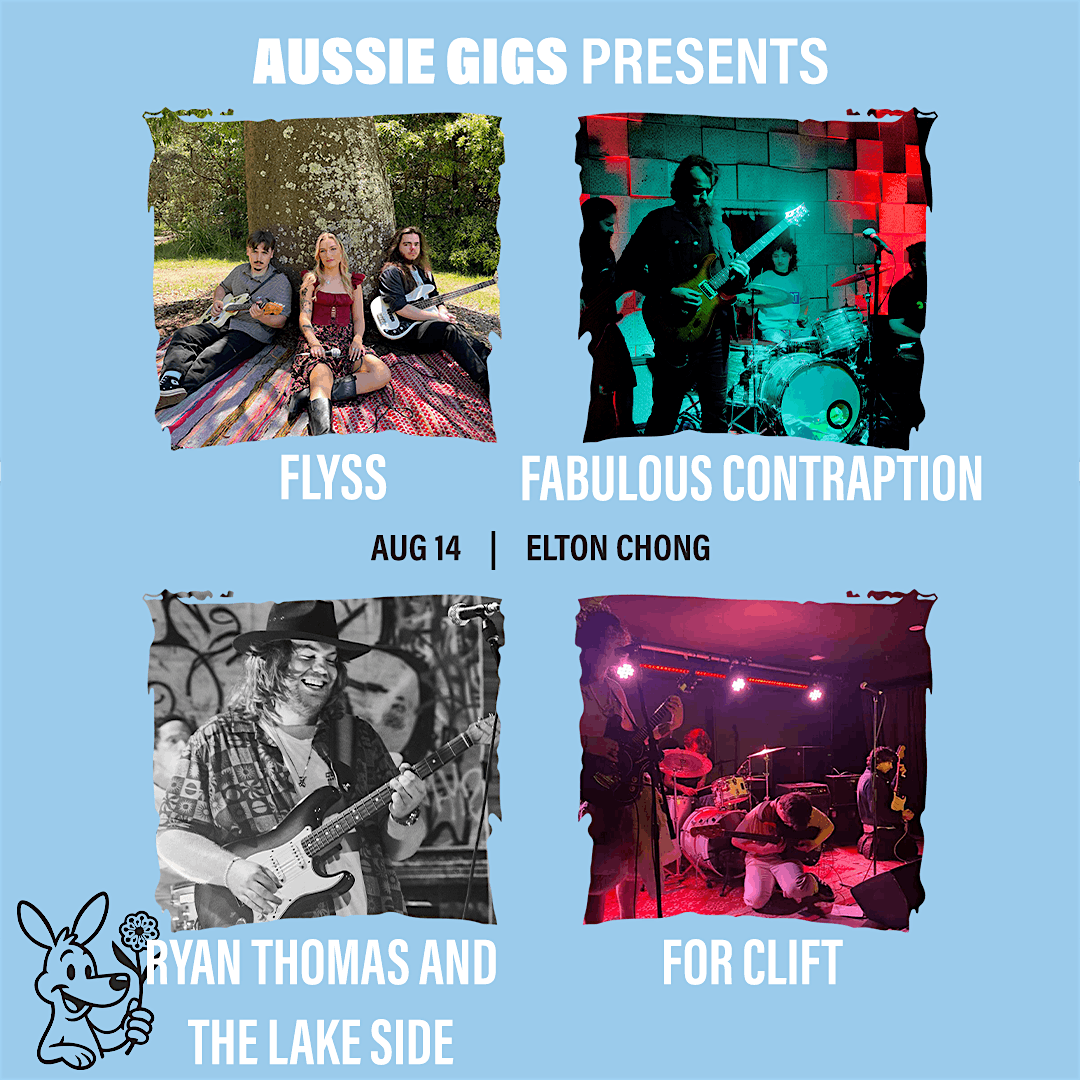 Aussie Gigs: Flyss, Fabulous Contraption, Ryan Thomas & For Clift