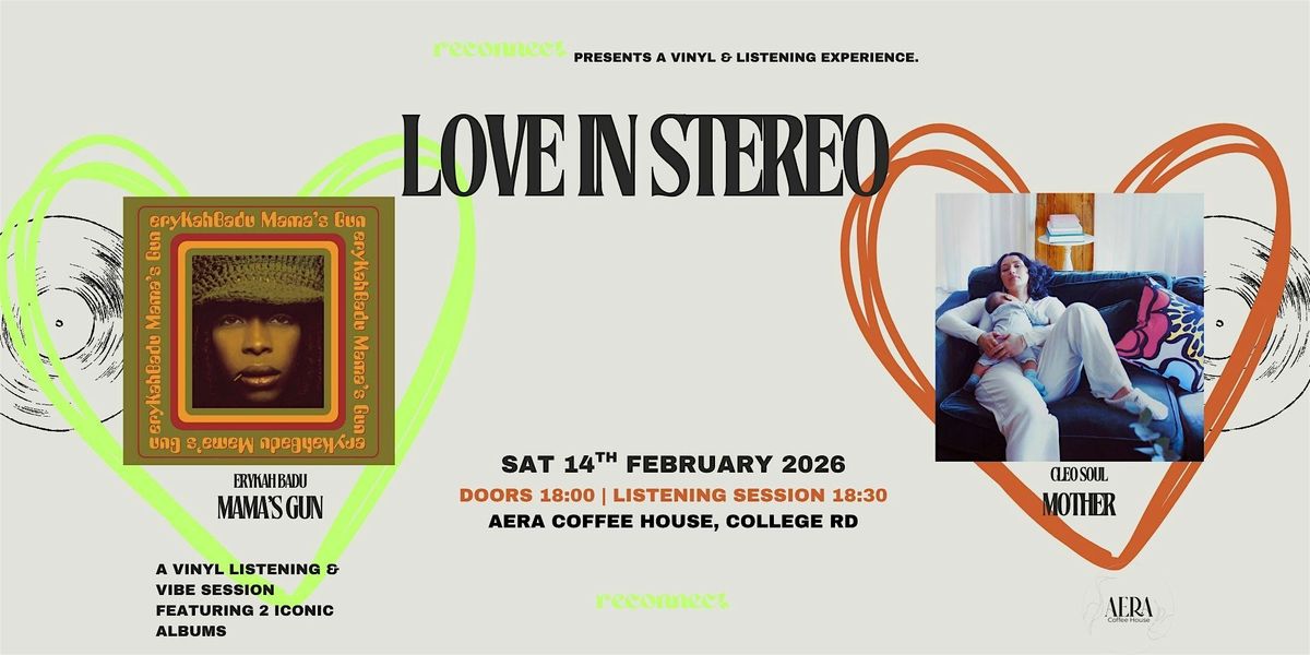 After Hours: Love in Stereo - A Vinyl Listening & Live Experience