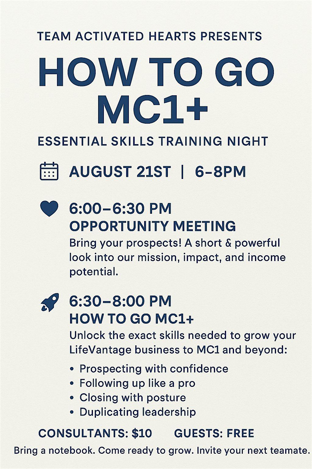 Meet LifeVantage & MC1 Skills Training