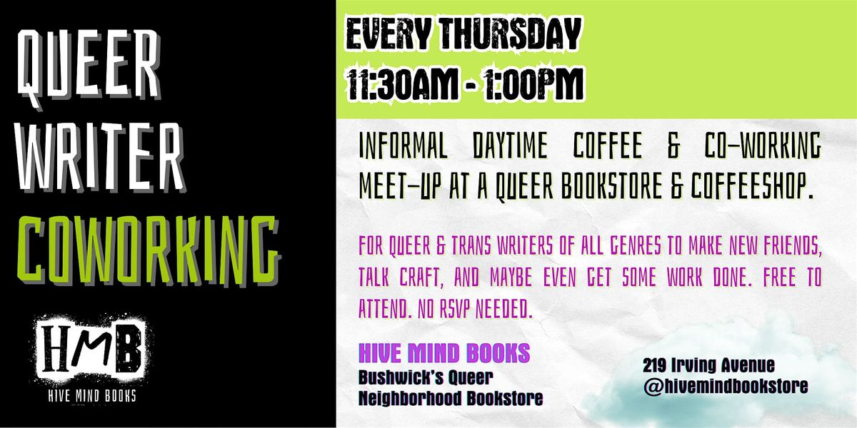 Queer Writer Coworking