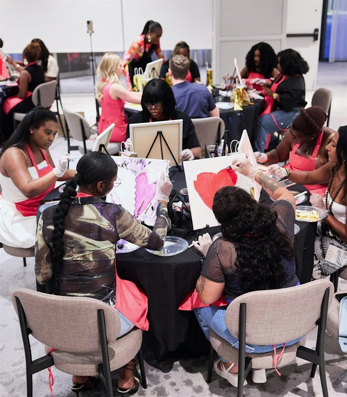 Reflections in Motion: An Exclusive Sip & Paint with Dunnie the Artist