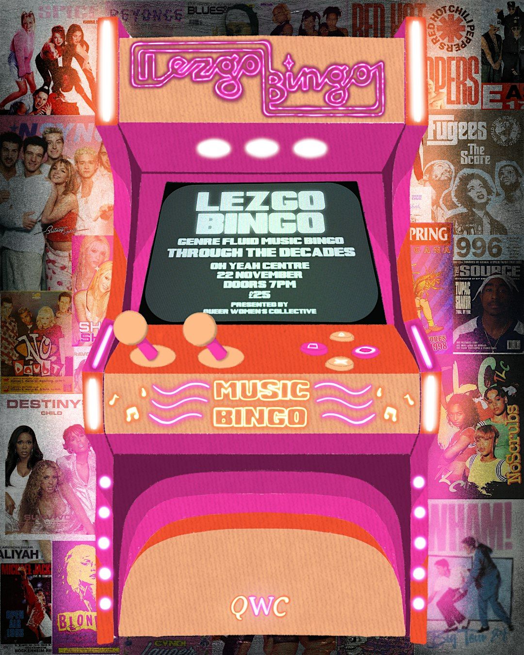Queer Women Collective Presents: LEZGO BINGO