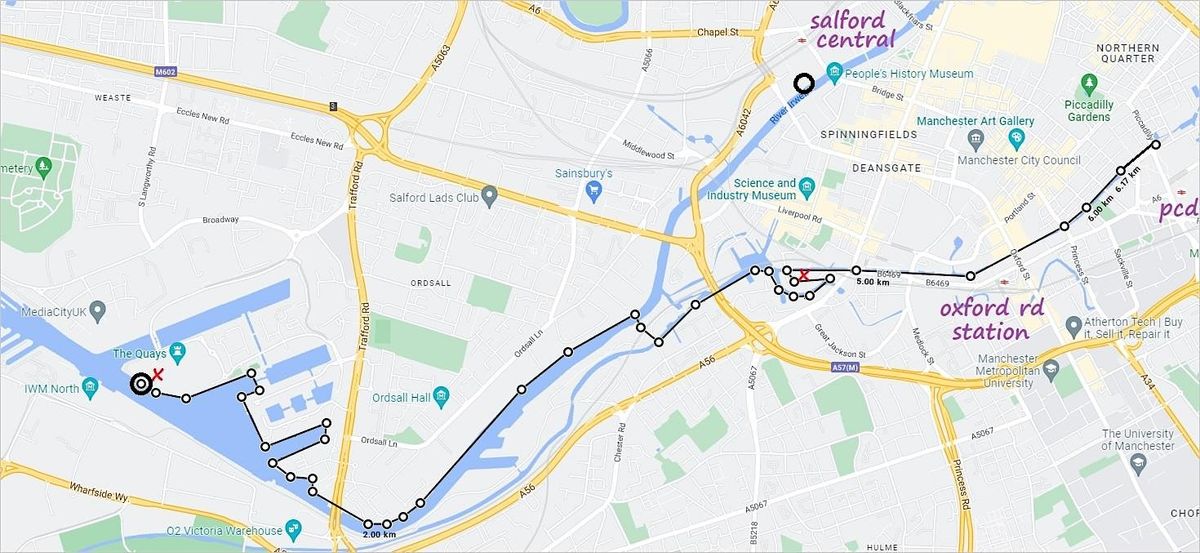 Walk @ Manchester City Centre to Media City