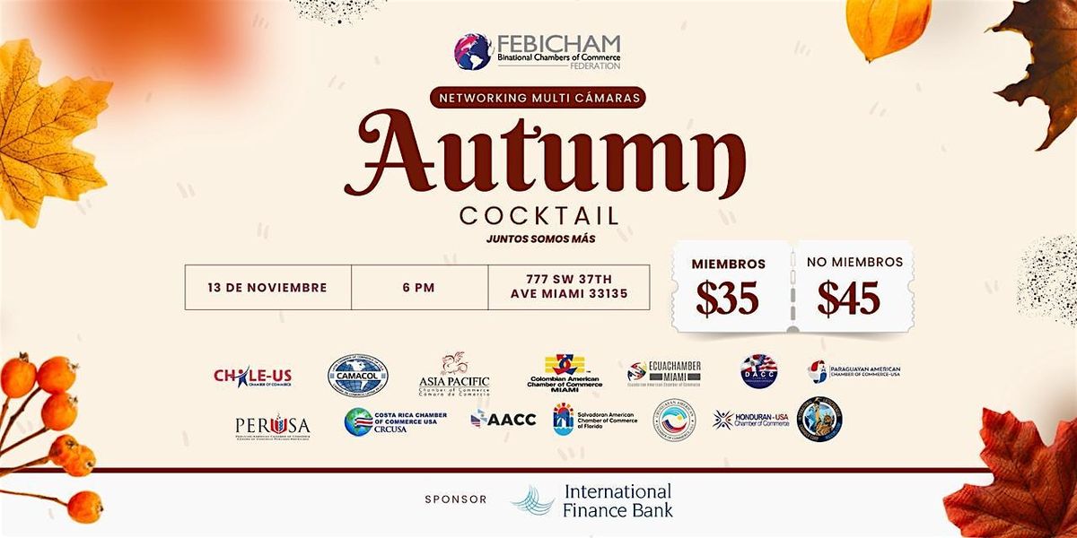Autumn Cocktail - Networking FEBICHAM