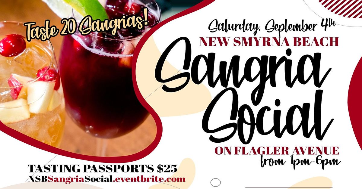 New Smyrna Beach Sangria Social Flagler Avenue New Smyrna Beach Fl September 4 21