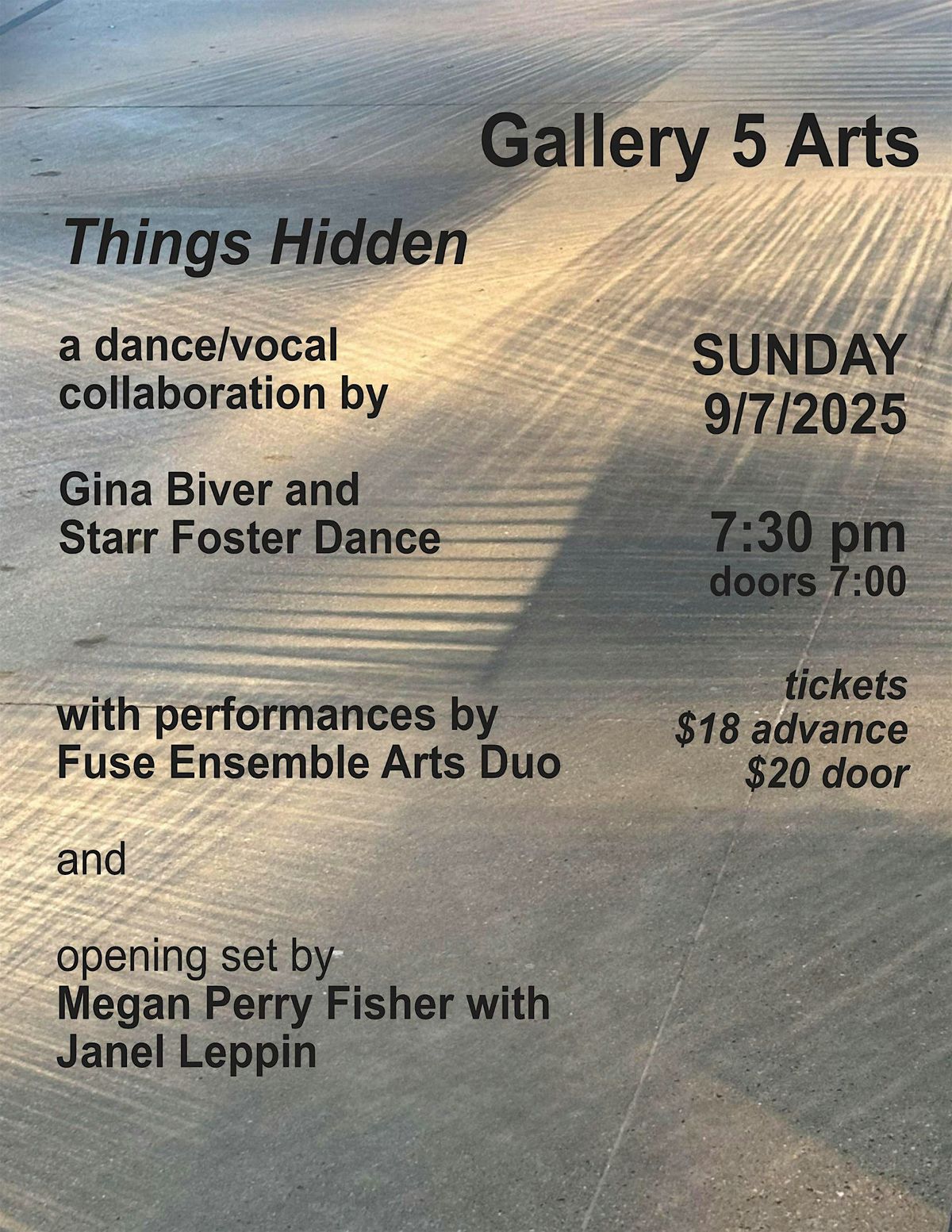 Fuse Ensemble Arts with Starr Foster Dance and Megan Perry Fischer