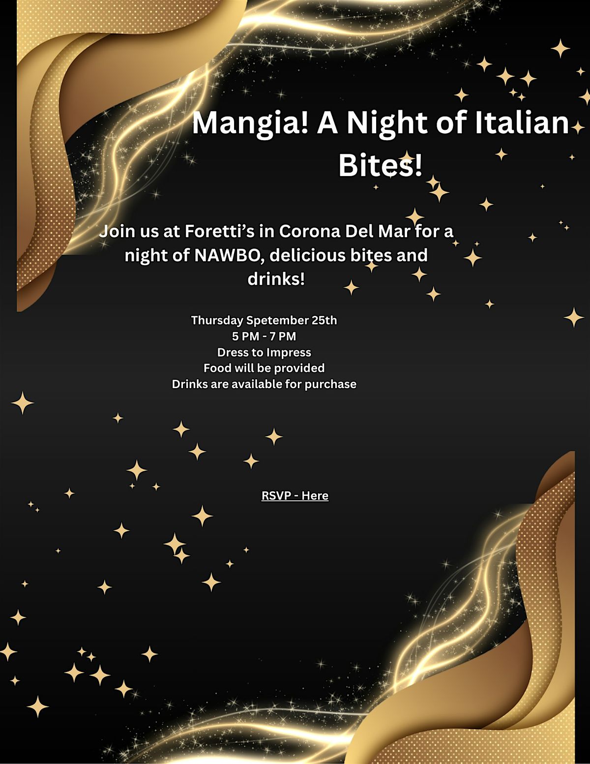 Mangia! A Night of Italian Bites!
