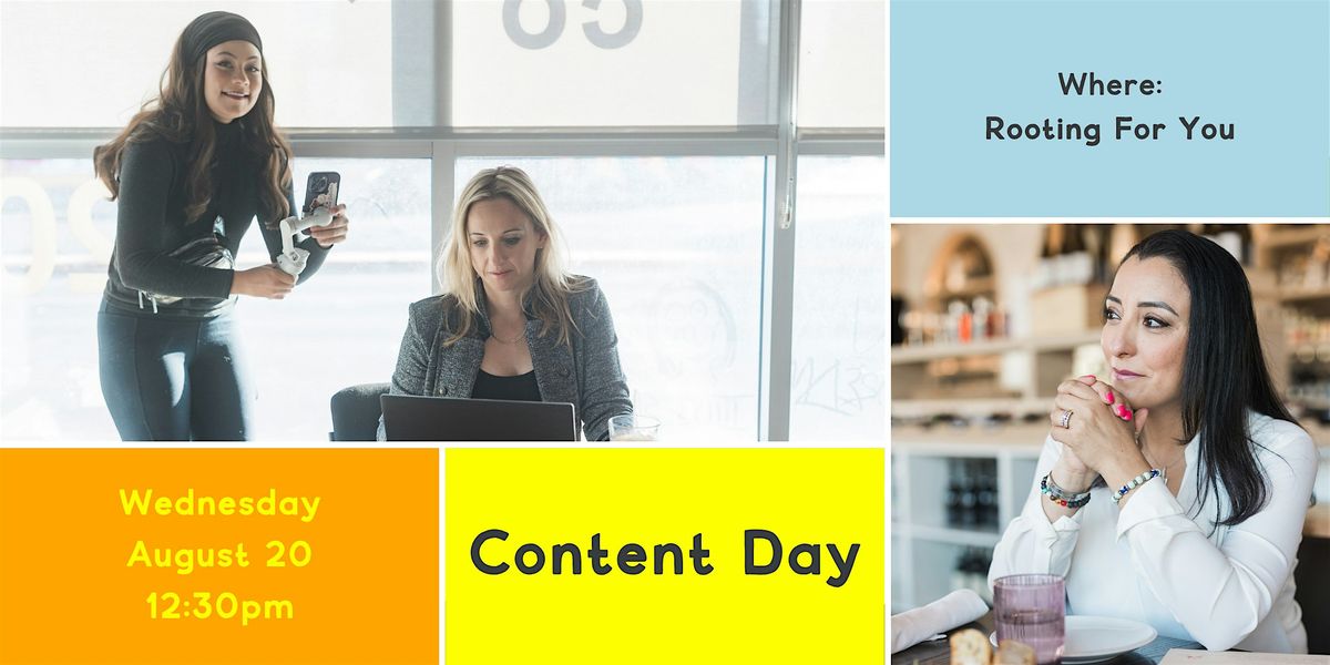 August Content Day