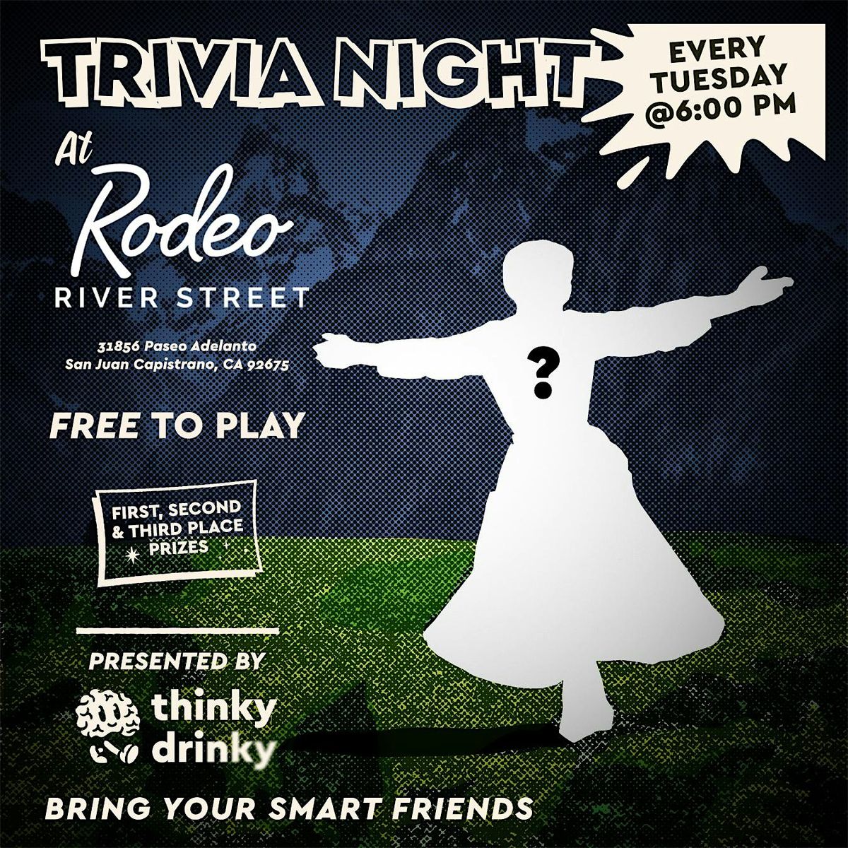 FREE Trivia night at River Street Market in San Juan Capistrano