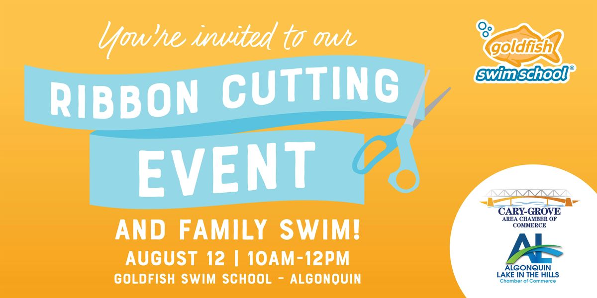 Goldfish Swim School Algonquin Ribbon Cutting Event